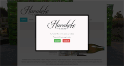 Desktop Screenshot of harakekefarm.co.nz